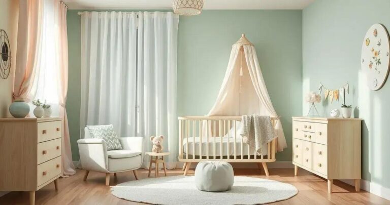 Decoração de quarto de bebê: aconchego e delicadeza