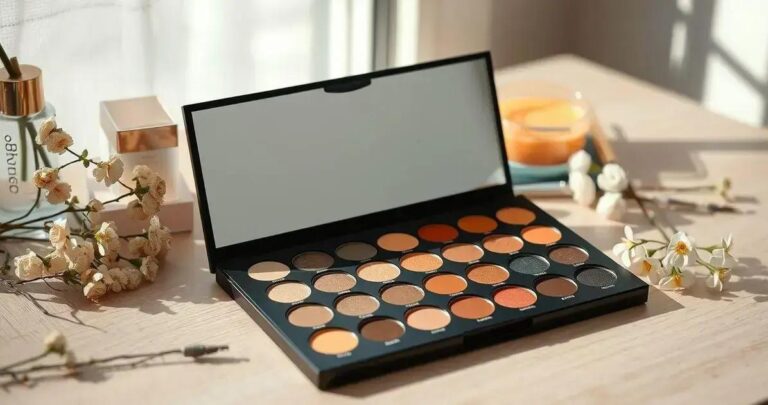 Paleta de sombras neutras