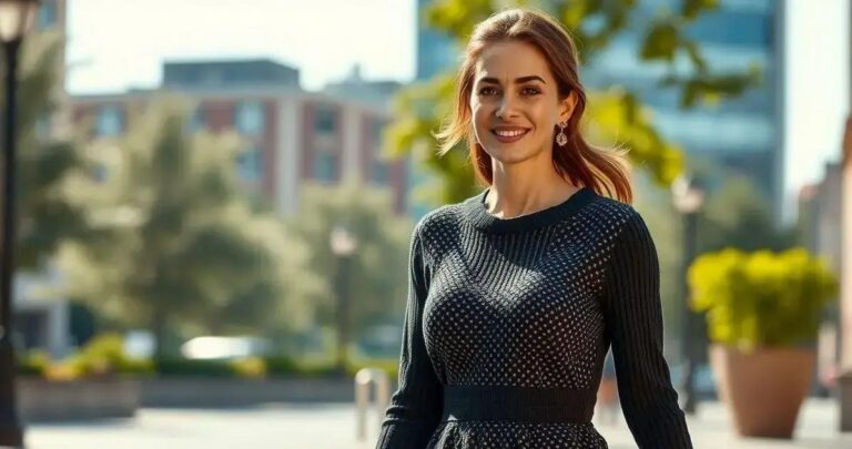 Vestido de tricot