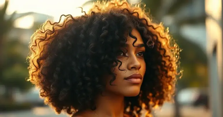 cabelo ondulado